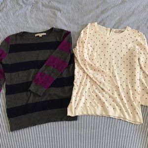 2 Ann Taylor LOFT 3/4 sleeve tops